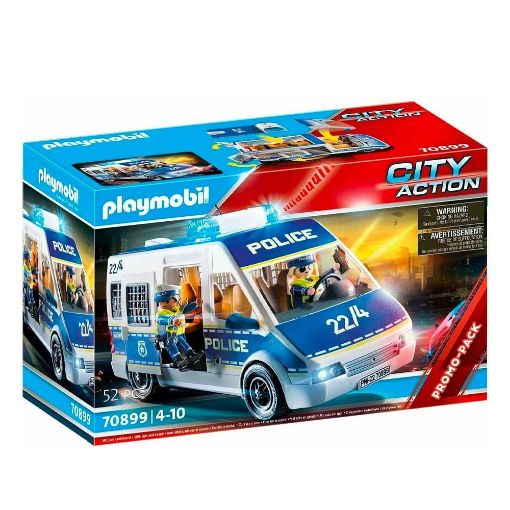 Εικόνα της Playmobil City Action - Αστυνομικό Λεωφορείο με Φώτα και Ήχο 70899
