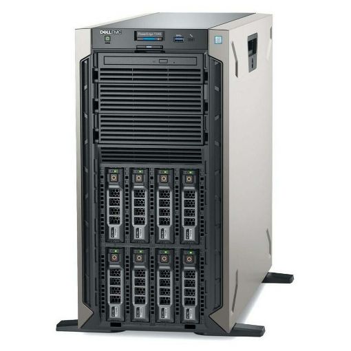 Εικόνα της Server Dell PowerEdge T340 Intel Xeon E-2124(3.30GHz) 16GB 1TB HDD PERC H330 PET340CEEM01_E2124