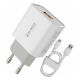 Εικόνα της Φορτιστής WK Quick Charger 3.0 18W WP-U57 με Καλώδιο USB-C