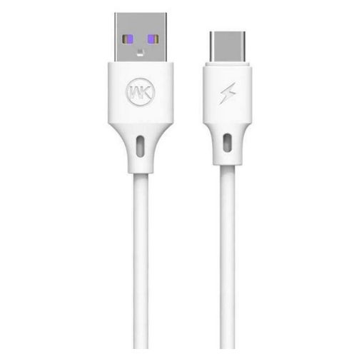 Εικόνα της Καλώδιο WK USB to USB-C 5A 1m White WDC-101