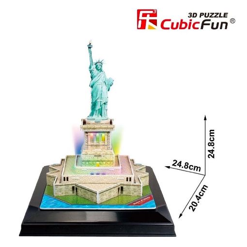 Εικόνα της Cubic Fun - 3D Led Puzzle Statue of Liberty 37pcs L505h