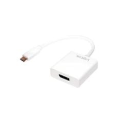 Εικόνα της Adapter Logilink USB-C(Male) to DisplayPort(Female) White UA0246A