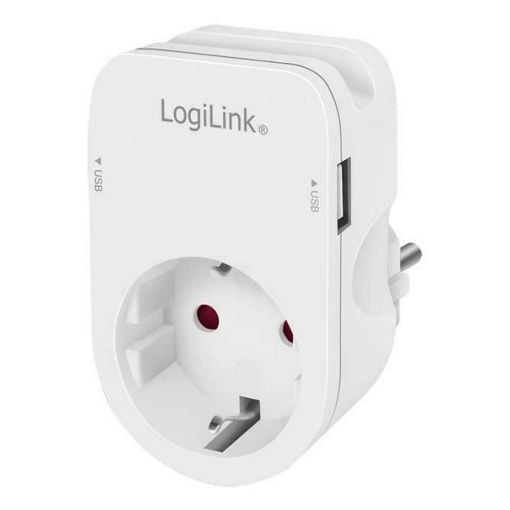 Εικόνα της Εξωτερική Πρίζα Logilink 2x USB-A & Holder PA0247