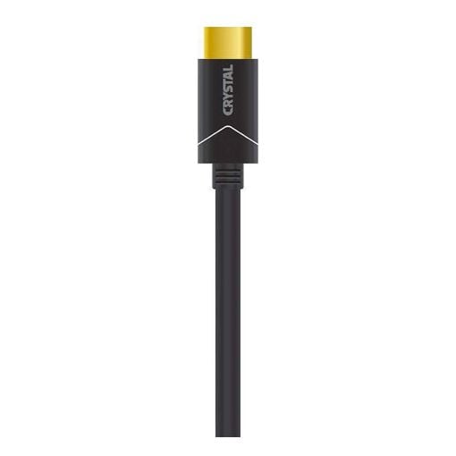 Εικόνα της Καλώδιο Crystal Audio HDMI-Gold 1.5m Black