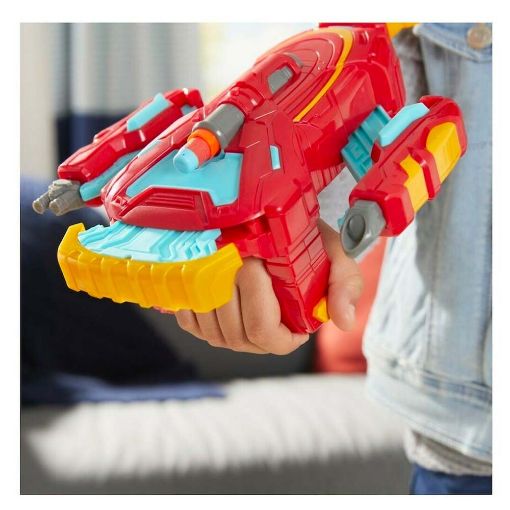 Εικόνα της Hasbro Nerf - Marvel Avengers Mech Strike Iron Man Strikeshot Gauntlet F0266