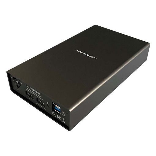 Εικόνα της Θήκη για Εσωτερικό Σκληρό Δίσκο 3.5'' LC Power USB 3.2 Gen2 with USB Hub LC-35U3-C-HUB