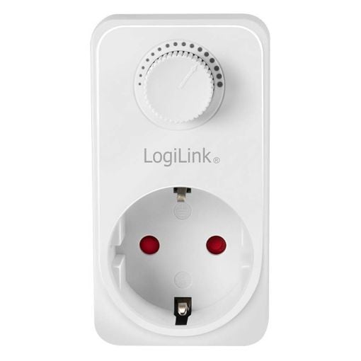 Εικόνα της Εξωτερική Πρίζα Logilink με Ροοστάτη White PA0151