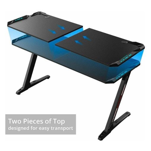 Εικόνα της Gaming Desk Eureka Ergonomic Z 60" Black ERK-Z60-B