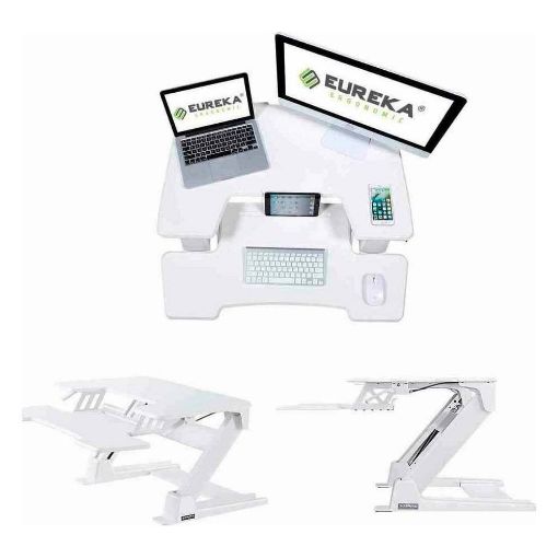 Εικόνα της Standing Desk Converter Eureka Ergonomic CV-Pro 36 White