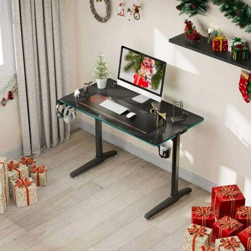 Εικόνα της Gaming Desk Eureka Ergonomic GIP 44'' Black ERK-GIP-44B-V1