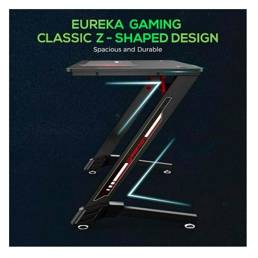 Εικόνα της Gaming Desk Eureka Ergonomic GD-4301 Black