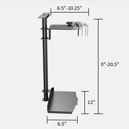 Εικόνα της Eureka Ergonomic PC Holder Black MCH-B