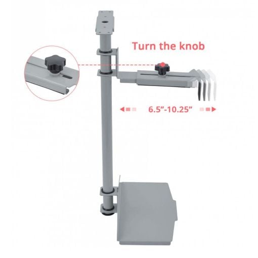 Εικόνα της Eureka Ergonomic PC Holder Grey MCH-GY