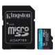 Εικόνα της Κάρτα Μνήμης MicroSDXC Class 10 Kingston Canvas Go! Plus 256GB + SD Adapter SDCG3/256GB