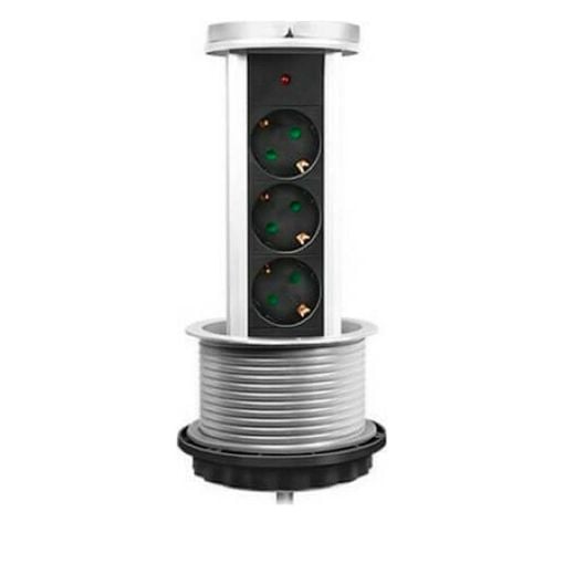 Εικόνα της Retractable Πολύπριζο Logilink 3 Θέσεων LPS235A