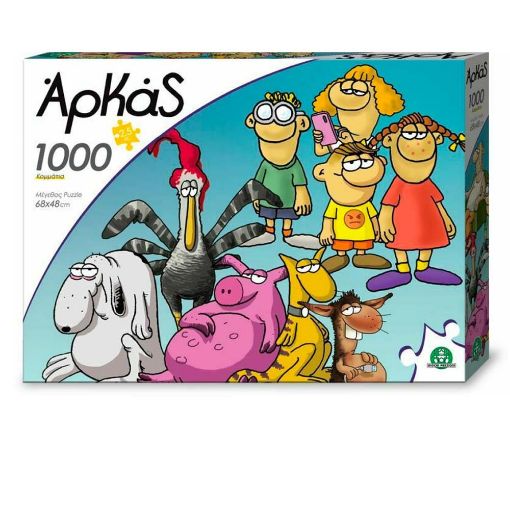 Εικόνα της Giochi Preziosi - Puzzle Ήρωες Αρκά Β' 1000pcs ARK07000