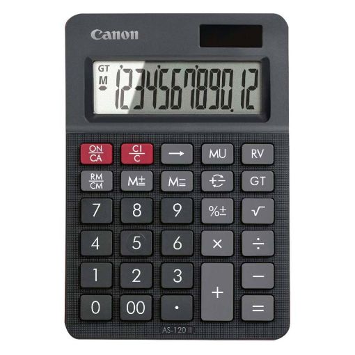 Εικόνα της Αριθμομηχανή 12 Ψηφίων Canon AS-120 II 4722C003AA
