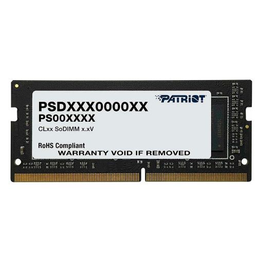 Εικόνα της Ram Patriot Signature Line Series 8GB DDR4 3200MHz SODIMM CL22 PSD48G320081S