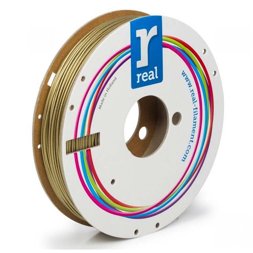 Εικόνα της Real PLA Filament 1.75mm Spool of 0.5Kg Sparkle Gold Medal