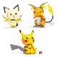 Εικόνα της Mega Bloks - Mega Construx Pokemon Build & Show Pikachu Evolution Trio GYH06