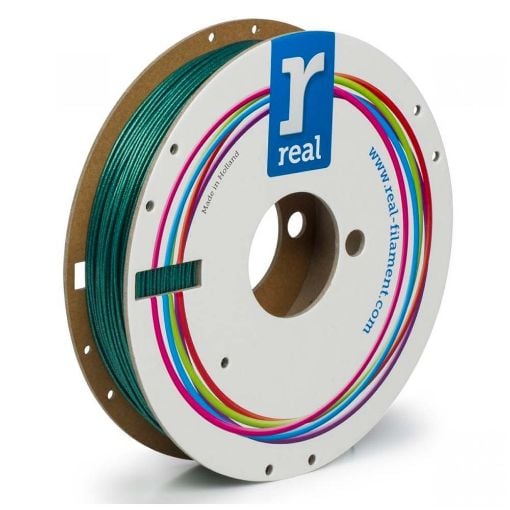 Εικόνα της Real PLA Filament 1.75mm Spool of 0.5Kg Sparkle Emerald Green