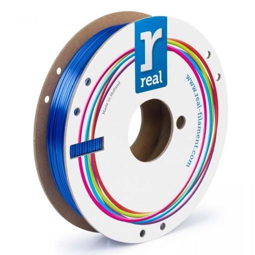 Εικόνα της Real PLA Filament 1.75mm Spool of 0.5Kg Satin Splash Blue