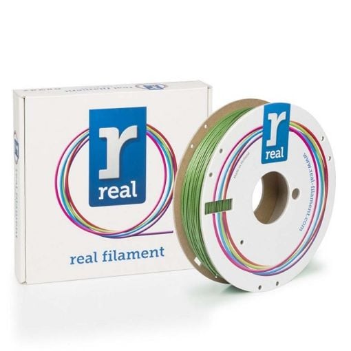 Εικόνα της Real PLA Filament 1.75mm Spool of 0.5Kg Sparkle Garnet Green