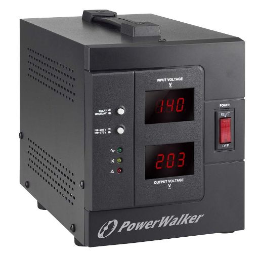 Εικόνα της Voltage Regulator Powerwalker AVR 2000 SIV(PS) 2000VA/1.6KW 2 Schuko 10120306 (3 Years)