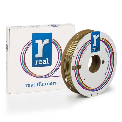 Εικόνα της Real PLA Filament 2.85mm Spool of 0.5Kg Sparkle Gold Medal