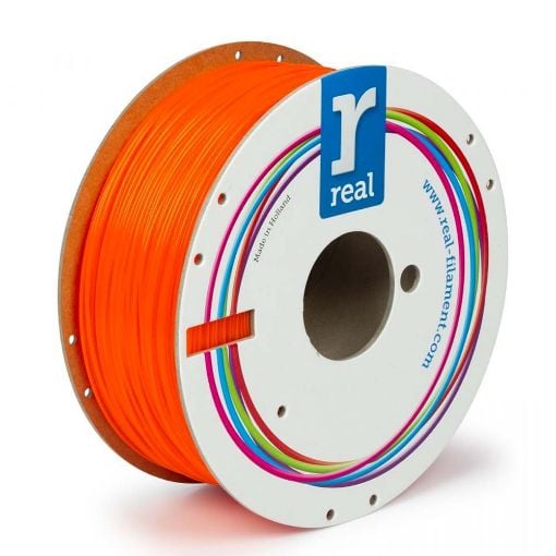 Εικόνα της Real PETG Filament 1.75mm Spool of 1Kg Fluorescent Orange REFPETGFORANGE1000MM175