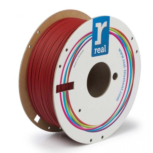 Εικόνα της Real PLA Matte Filament 1.75mm Spool of 1Kg Dark Red
