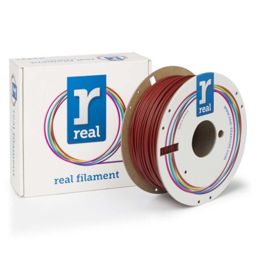 Εικόνα της Real PLA Matte Filament 2.85mm Spool of 1Kg Dark Red