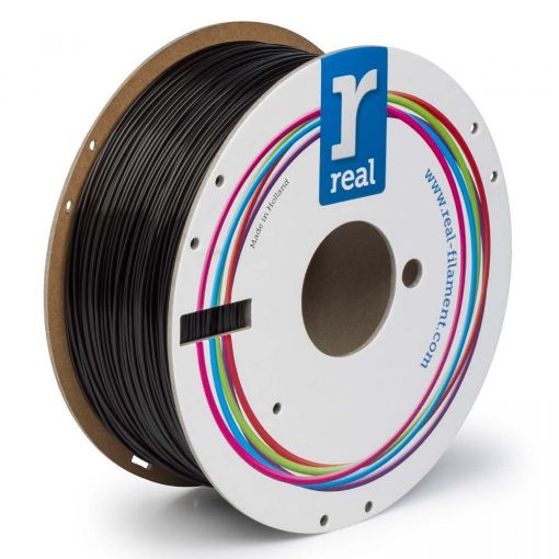 Εικόνα της Real PLA Pro Filament 1.75mm Spool of 1Kg Black REFPLAPROBLACK1000MM175