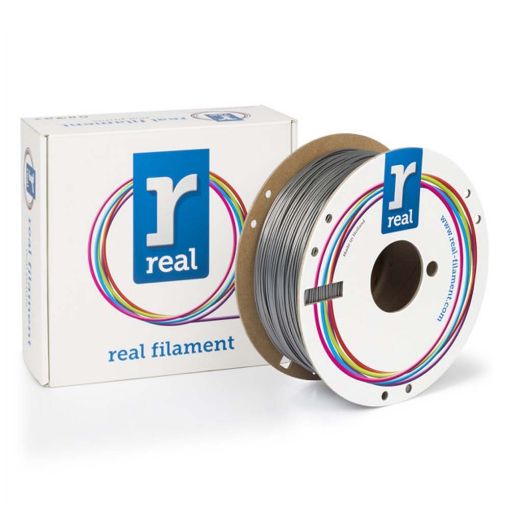 Εικόνα της Real PETG Recycled Filament 1.75mm Spool of 1Kg Silver