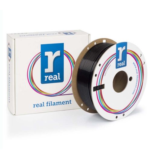 Εικόνα της Real PETG Recycled Filament 2.85mm Spool of 1Kg Black REFPETGRBLACK1000MM285