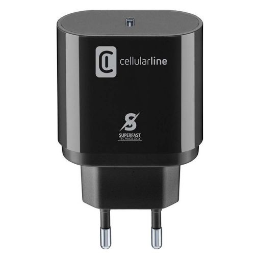 Εικόνα της Φορτιστής Cellular Line USB-C 25W Black ACHSMUSBCPD25WK