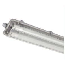 Εικόνα της LED Tube Lamp Led's Light 120cm 18W 4000K 2160lm Neutral White (2-Pack) with TL Fixture