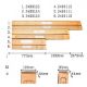 Εικόνα της LED Tube Lamp Led's Light 150cm 22W 4000K 2640lm Neutral White (2-Pack) with TL Fixture