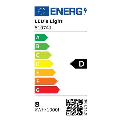 Εικόνα της LED Tube Lamp Led's Light 60cm 7.5W 4000K 1125lm Neutral White