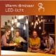 Εικόνα της Λάμπα LED Philips E27 Candle Filament Warm Glow 2200-2700K 470lm 3.4W 929003012301