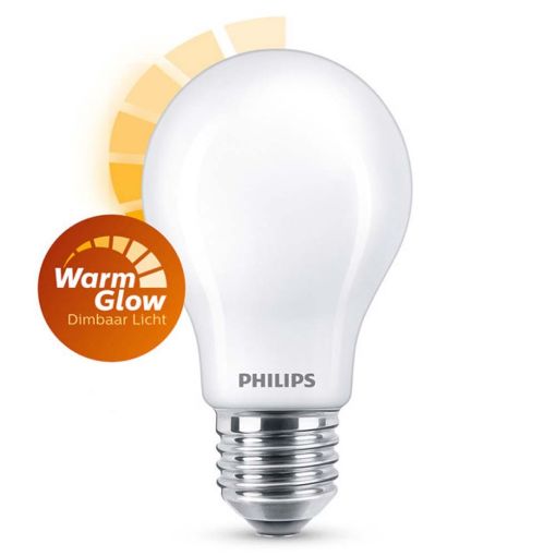 Εικόνα της Λάμπα LED Philips E27 Warm Glow 2200-2700K 806lm 5.9W 929003010401