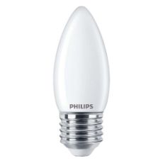 Εικόνα της Λάμπα LED Philips E27 Candle Warm Glow 2200-2700K 470lm 3.4W