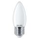 Εικόνα της Λαμπτήρας LED Philips E27 Candle Warm Glow 2200-2700K 470lm 3.4W