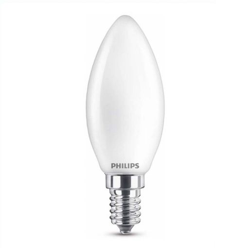 Εικόνα της Λαμπτήρας LED Philips E14 Candle 2700K 470lm 4.3W Warm White 929001345355