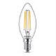Εικόνα της Λάμπα LED Philips E14 Candle Filament 2700K 806lm 6.5W Warm White 929002028055