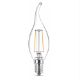 Εικόνα της Λάμπα LED Philips E14 Candle Flame Filament 2700K 250lm 2W Warm White