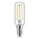 Εικόνα της Λάμπα LED Philips E14 T25L Filament 2700K 250lm 2.1W Warm White