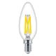 Εικόνα της Λάμπα LED Philips E14 Candle Filament Warm Glow 2200-2700K 470lm 3.4W 929003012201