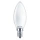 Εικόνα της Λάμπα LED Philips E14 Candle Warm Glow 2200-2700K 470lm 3.4W 929003012601