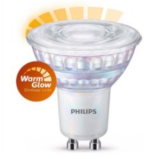 Εικόνα της Λαμπτήρας LED Philips GU10 Spot Warm Glow 2200-2700K 345lm 3.8W
